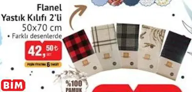 FLANEL YASTIK KILIFI 2’Lİ FLANEL YASTIK KILIFI 2’Lİ
